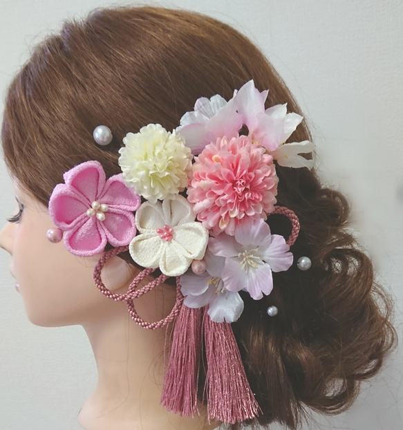 桜の髪飾り 2枚目の画像