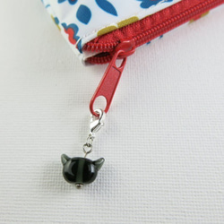 猫顔チャーム（定番柄） 3枚目の画像