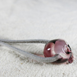 ストラップ（ドクロさん・ワイン） 3枚目の画像