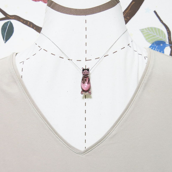 猫背玉ペンダント 5枚目の画像