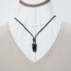 猫の手ペンダント（真黒） 4枚目の画像