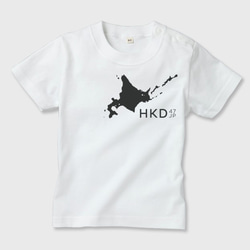 【47JPN T-Shirts】HKD -北海道バージョン-HOKKAIDO- 2枚目の画像