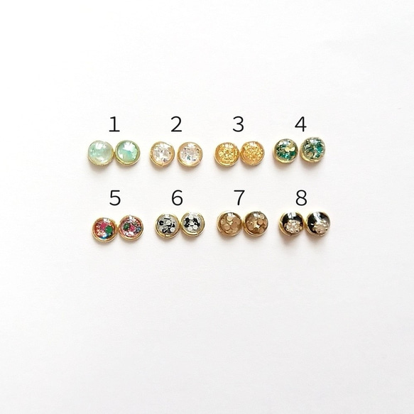 ＊6ｍｍ＊cuteサークルミニピアス/イヤリング＊ 2枚目の画像