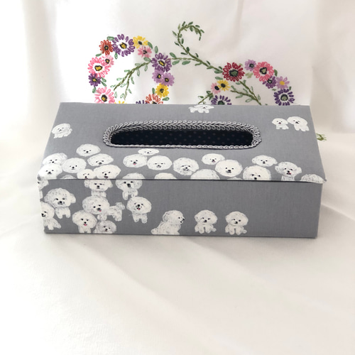 カルトナージュ BOXティッシュケース その他ケース Atelier Lily White