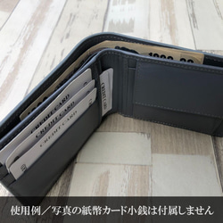 【rank 特S】【グレー】シャイニング クロコダイル クロコ 財布 メンズ レディース 本物 二つ折り財布 9枚目の画像