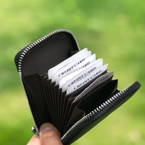 累計1000個以上販売】便利！ カードケース 蛇腹 じゃばら 縦 入れ