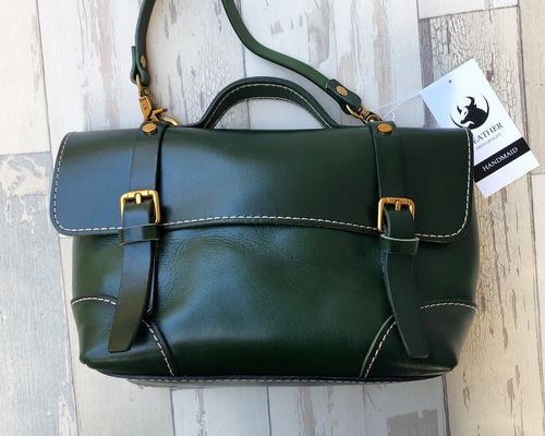 ☆極美品☆シビラ　ミニハンドバッグ　ソフトレザー　ダークグリーン　リボン　春夏 Sybilla（シビラ）のバッグ｜おすすめから探す｜イトキン