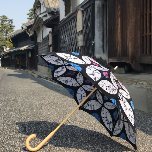 有松絞り　日傘 有松絞り日傘 〜舞〜 傘・日傘 絞り染めしぼるん 通販 7172185