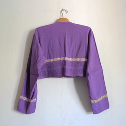 チェコの民族衣装 紫色の上着 2枚目の画像