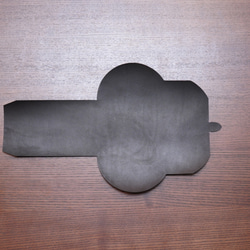 イタリアンレザー　折り紙　コインケース　ミニ財布　黒 8枚目の画像