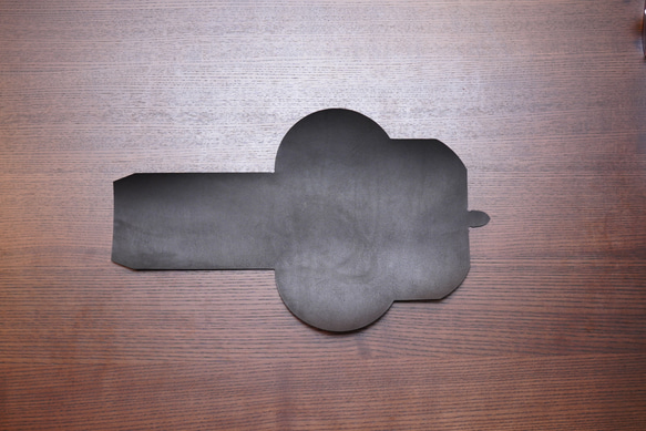イタリアンレザー　折り紙　コインケース　ミニ財布　黒 8枚目の画像