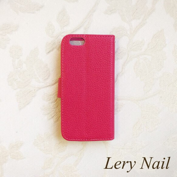 [IPhone6​​ / 6S]晶瑩剔透優雅的珠寶品☆☆粉紅色可愛的成年筆記本iPhone case 類型 第4張的照片