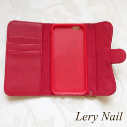 [IPhone6​​ / 6S]海星與肩☆鏈與紅☆筆記本iPhone case 類型 第5張的照片