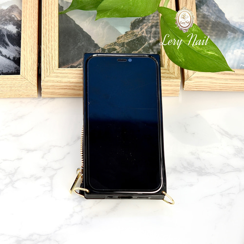 iPhone14⭐︎星スタッズ☆長さ調節可能なストラップ ショルダーひも