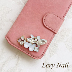 【iphoneSE】 タンバリン ピンク 手帳型スマホケース ミナペルホネン 8cfc6a2c899c9defc50e96fbab7c91