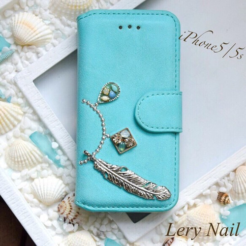 ティファニーブルー クロコダイル風 iPhoneケース ティファニーブルー クロコダイル風 iPhoneケース Gift♡ターコイズ