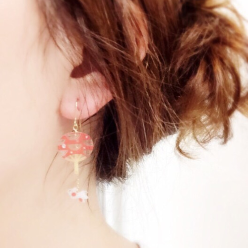 夏のお祭りピアス⑯ ピアス（フック・チェーン） Ensoleillé 通販  