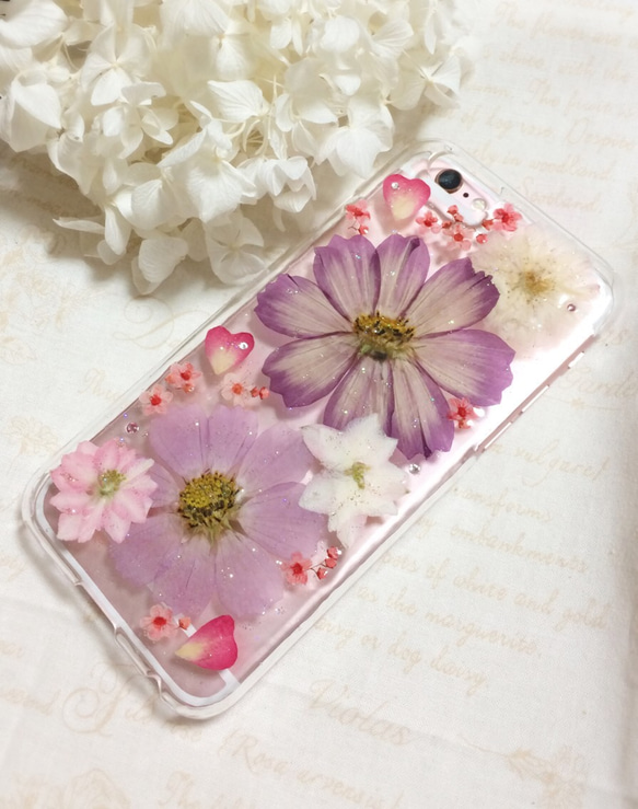 お花いっぱいiPhone6/6s用ケース⑥ 1枚目の画像