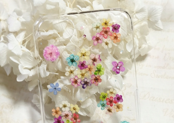 お花いっぱい小花のiPhone7/iPhone8ケース⑩ 3枚目の画像