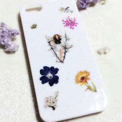 お花と妖精のiPhone5S/SEケース 1枚目の画像