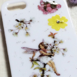 お花と妖精のiPhone5S/SEケース 3枚目の画像