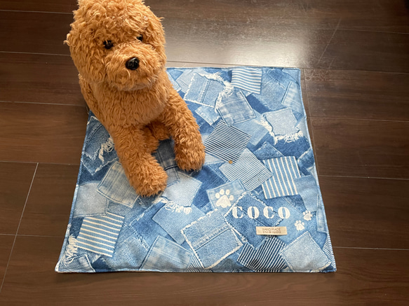 本日最終出品 小さなふわっとマット（カバー） 59 ハンドメイド シルク