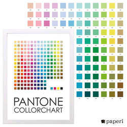 PANTONE COLOR CHART PANEL A4フレーム付き 1枚目の画像