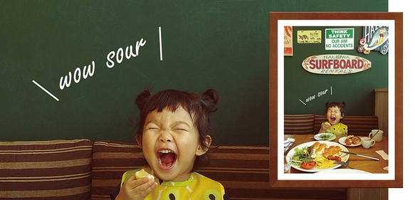 Lemon A4 フレーム付き 1枚目の画像