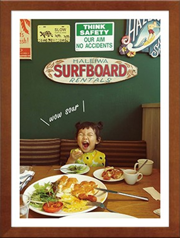 Lemon A4 フレーム付き 2枚目の画像