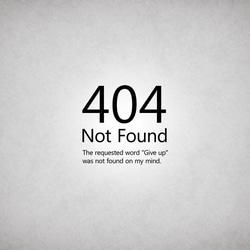 ポスター『404 Not Found』L2フレーム付き（正方形配置） 2枚目の画像