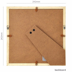 ポスター『humming bird Free Photo Style.』　L2フレーム付き （正方形配置） 4枚目の画像