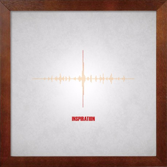 ポスター『inspiration art』L2フレーム付き（正方形配置） 1枚目の画像