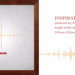 ポスター『inspiration art』L2フレーム付き（正方形配置） 2枚目の画像