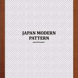 JAPAN MODERN PATTERN A4 pattern.２  フレーム付き 2枚目の画像