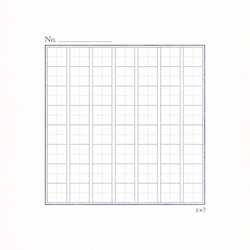 短歌帳専用用紙 5枚セット 2枚目の画像