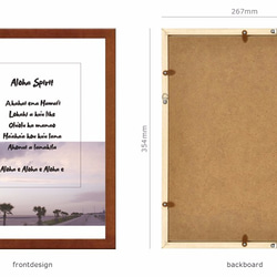 Aloha Spirit A4 フレーム付き 3枚目の画像