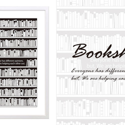 Bookshelf A4フレーム付き 2枚目の画像