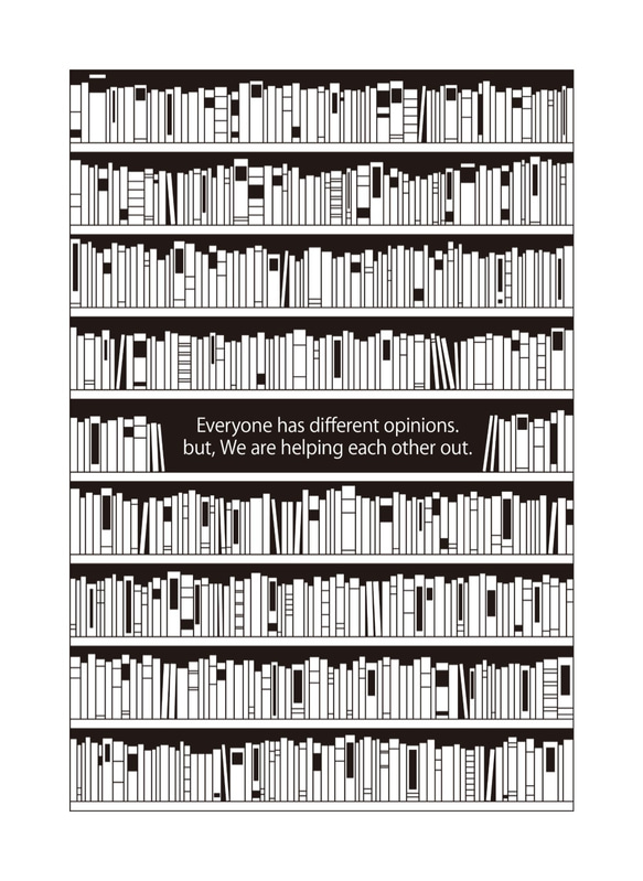 Bookshelf A4フレーム付き 4枚目の画像