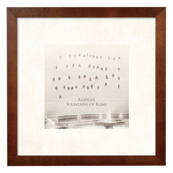 ポスター『RESPIGHI FOUNTAINS OF ROME』L2フレーム付き（正方形配置） 3枚目の画像