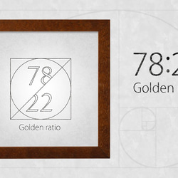 ポスター『78:22』L1フレーム付き（正方形配置） 1枚目の画像
