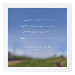 Sehnsucht nach dem Fruhling　ポスターL2フレーム付き （正方形配置） 1枚目の画像