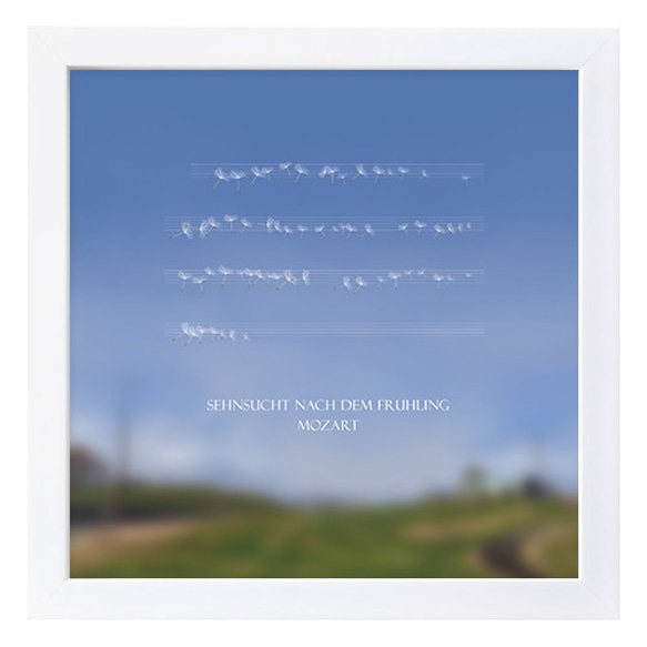 Sehnsucht nach dem Fruhling　ポスターL2フレーム付き （正方形配置） 1枚目の画像