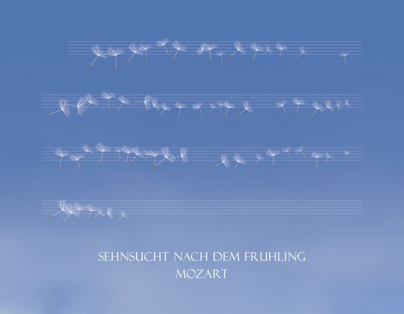 Sehnsucht nach dem Fruhling　ポスターL2フレーム付き （正方形配置） 3枚目の画像