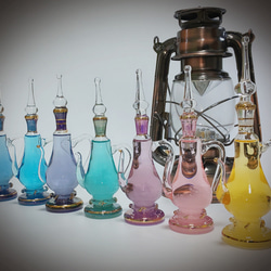 水差し型エジプト香水瓶ストームグラス 1枚目の画像