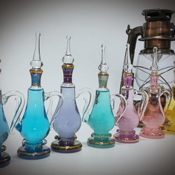 水差し型エジプト香水瓶ストームグラス 2枚目の画像