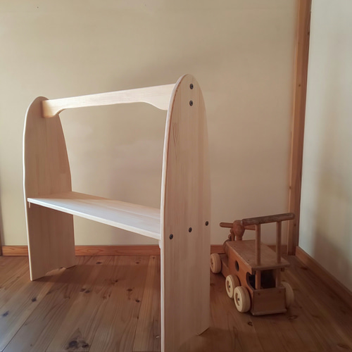 シュタイナー ついたて✩.*˚組み立て式 食器・家具 木工 しろカモネ