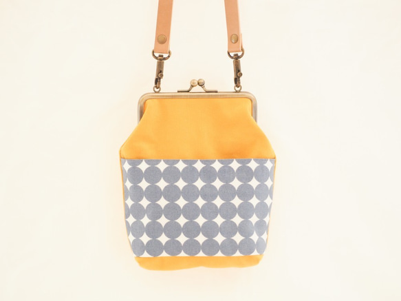 [定做] Osanpo Pouch &lt;&lt; Mustard x Twilight Blue &gt;&gt; 第6張的照片