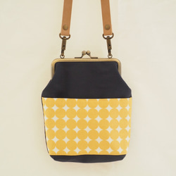 [定做] Osanpo Pouch &lt;&lt; Navy x Citron Yellow &gt;&gt; 第6張的照片