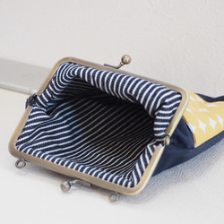 [定做] Osanpo Pouch &lt;&lt; Navy x Citron Yellow &gt;&gt; 第7張的照片