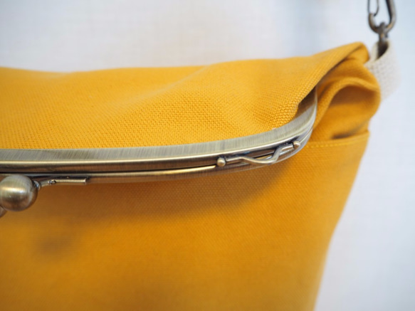[客製化] 帆布袋 2way 肩背包 Kincha -marigold- 第4張的照片
